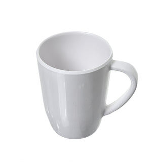 MET2401B Taza Loft Blanco Brillante de Melamina 350 ml. / 10.5 cm. (A)