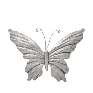 MQ3118P Mariposa Metal Plata 42cm.