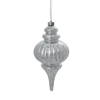 RJL454P Ornamento Finial Plata 30 cm.