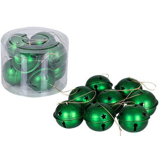 INS508V Set 8 Cascabeles Verde 5 cm.