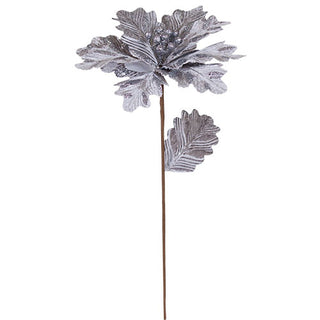 XH284G Flor Diseñador Gris/Plata 27 x 65 cm.