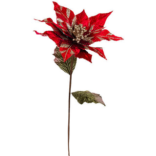 XH780R Flor Noche Buena Diseñador Roja 30x70 cm.